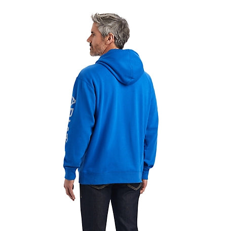 Ariat Men's Logo Hoodie Cobalt Blue size sm.-2x,#3453-3457