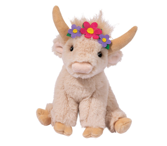 Highland Cow w/Flower Crown