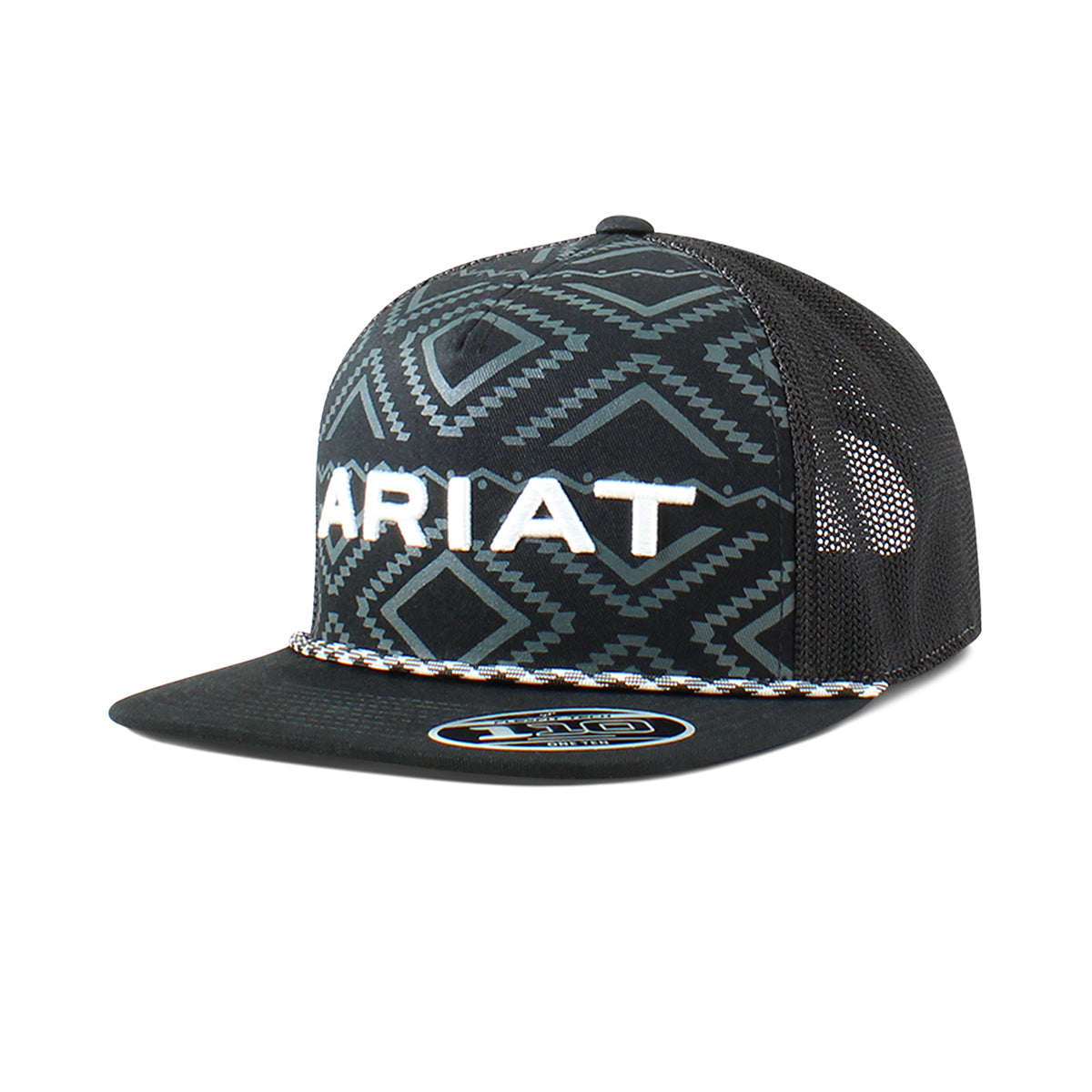 Ariat Black and Grey Aztec Cap #7150