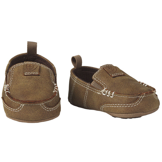 Ariat LIL' STOMPERS Tan Boys Casual Shoes sizes0-4,#7132-#7135