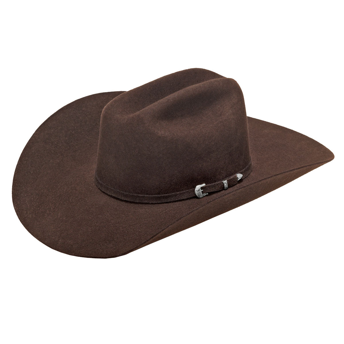 Ariat Brown 3X Wool Cowboy Hat starts with size6-3/4" #6442