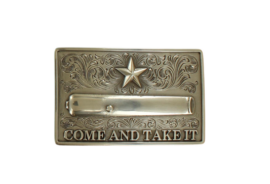 Nocona "Come and Take It" Belt Buckle #1708